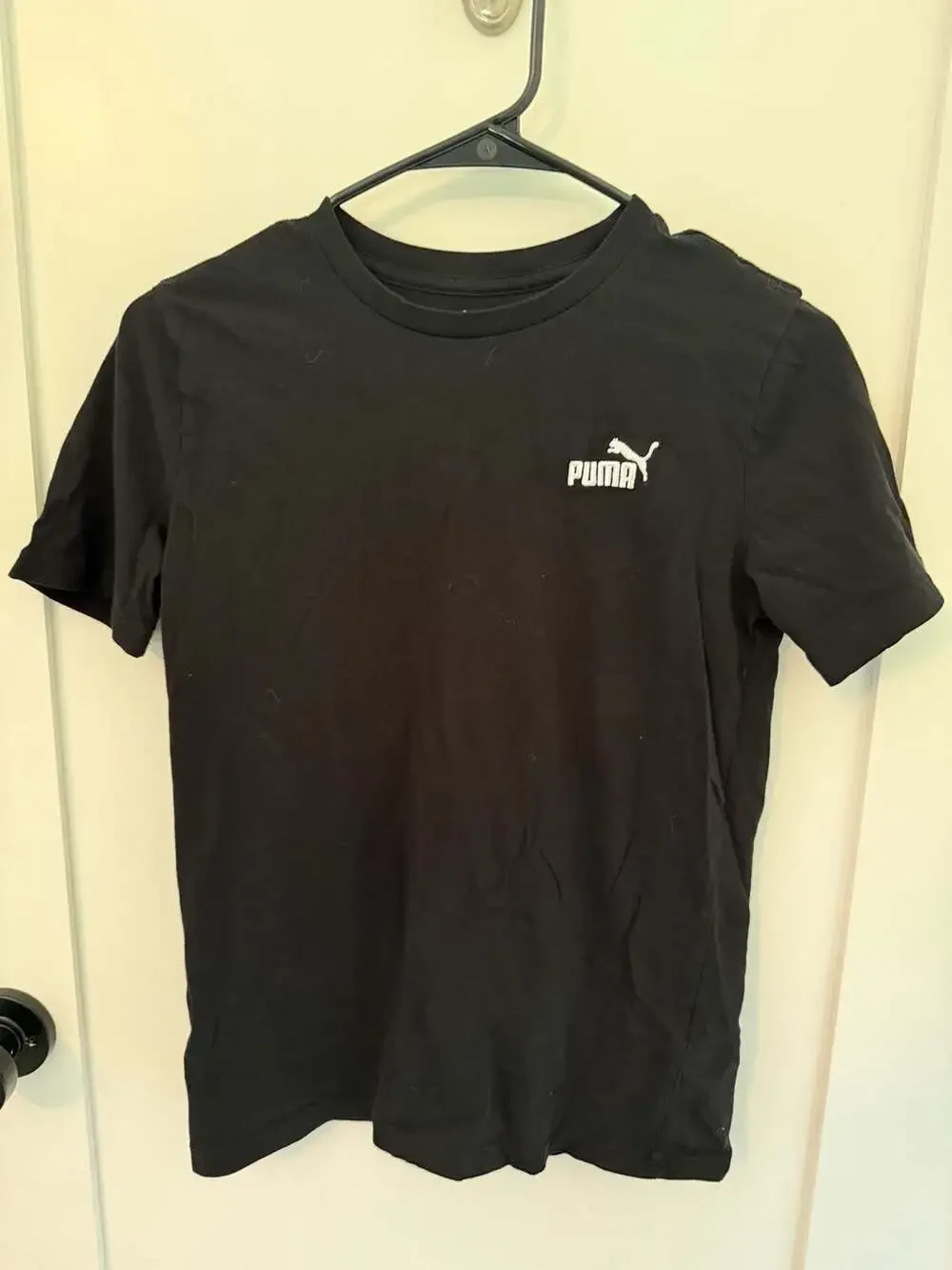 Puma Kid’s Short Sleeve Crew Neck T-Shirt with Logo